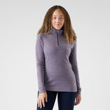 Load image into Gallery viewer, Smartwool - Classic Thermal Merino Base Layer 1/4 Zip - Women's - Chalk Violet Heather