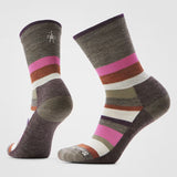 Load image into Gallery viewer, Smartwool - Women's Everyday Multi-Stripe Crew Socks - Taupe
