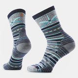 Load image into Gallery viewer, Smartwool - Women's Hike Targeted Cushion Dragon Stitch Mid Crew Socks - Deep Navy