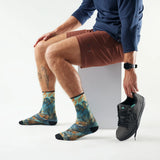 Load image into Gallery viewer, Smartwool - Bike Zero Cushion Rugged Ride Print Crew Socks - Capri
