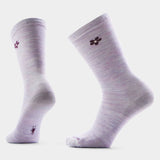 Load image into Gallery viewer, Smartwool - Women's Everyday Groovy Bloom Crew Socks - Purple Eclipse