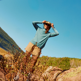 Load image into Gallery viewer, Smartwool - Women's Merino Sun Hoodie - Dusty Teal