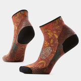 Load image into Gallery viewer, Smartwool - Women's Bike Zero Cushion Paisley Print Ankle Socks - Picante