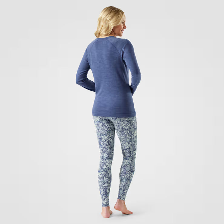 Smartwool - Classic Thermal Merino Base Layer Crew - Women's - Nightfall Blue Heather
