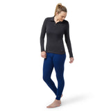 Load image into Gallery viewer, Smartwool - Classic Thermal Merino Base Layer 1/4 Zip - Women's - Charcoal Heather