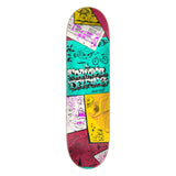 Load image into Gallery viewer, Santa Cruz Skateboard Deck Delfino Scribble FeelBase 8.25" x 31"