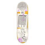 Load image into Gallery viewer, Santa Cruz Skateboard Deck Delfino Scribble FeelBase 8.25" x 31"