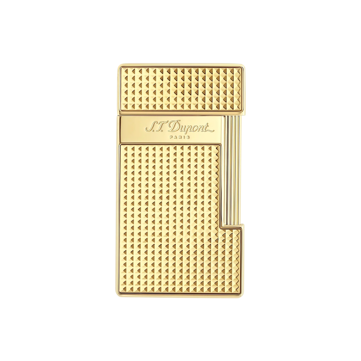 S.T. DUPONT SLIMMY DIAMOND HEAD GOLD LIGHTER/BRIQUET 028009
