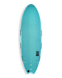Load image into Gallery viewer, Sprout Softboard 5'8 - Turquoise Blue