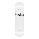 Load image into Gallery viewer, Hockey Skateboard Deck Stone White 9.0" x 33.254"