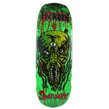 Load image into Gallery viewer, Heroin Skateboard Deck Swampy KO2 Slime Face 10.6" x 32.1"