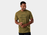 Load image into Gallery viewer, Trek Bicycle Tonal Tee Small Olive Shirt