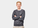 Load image into Gallery viewer, Trek Quilted Crewneck Medium Black Shirt