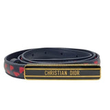 Load image into Gallery viewer, Christian Dior I Love Paris Belt Accessories Heart Pattern Logo Total Leather