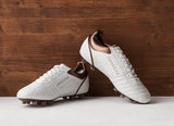 Load image into Gallery viewer, Unozero White Cali Soccer Cleats