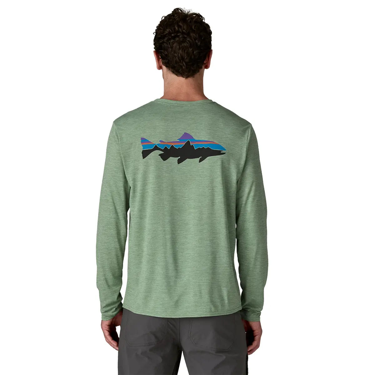 Patagonia M's L/S Capilene Cool Daily Graphic Shirt - Waters