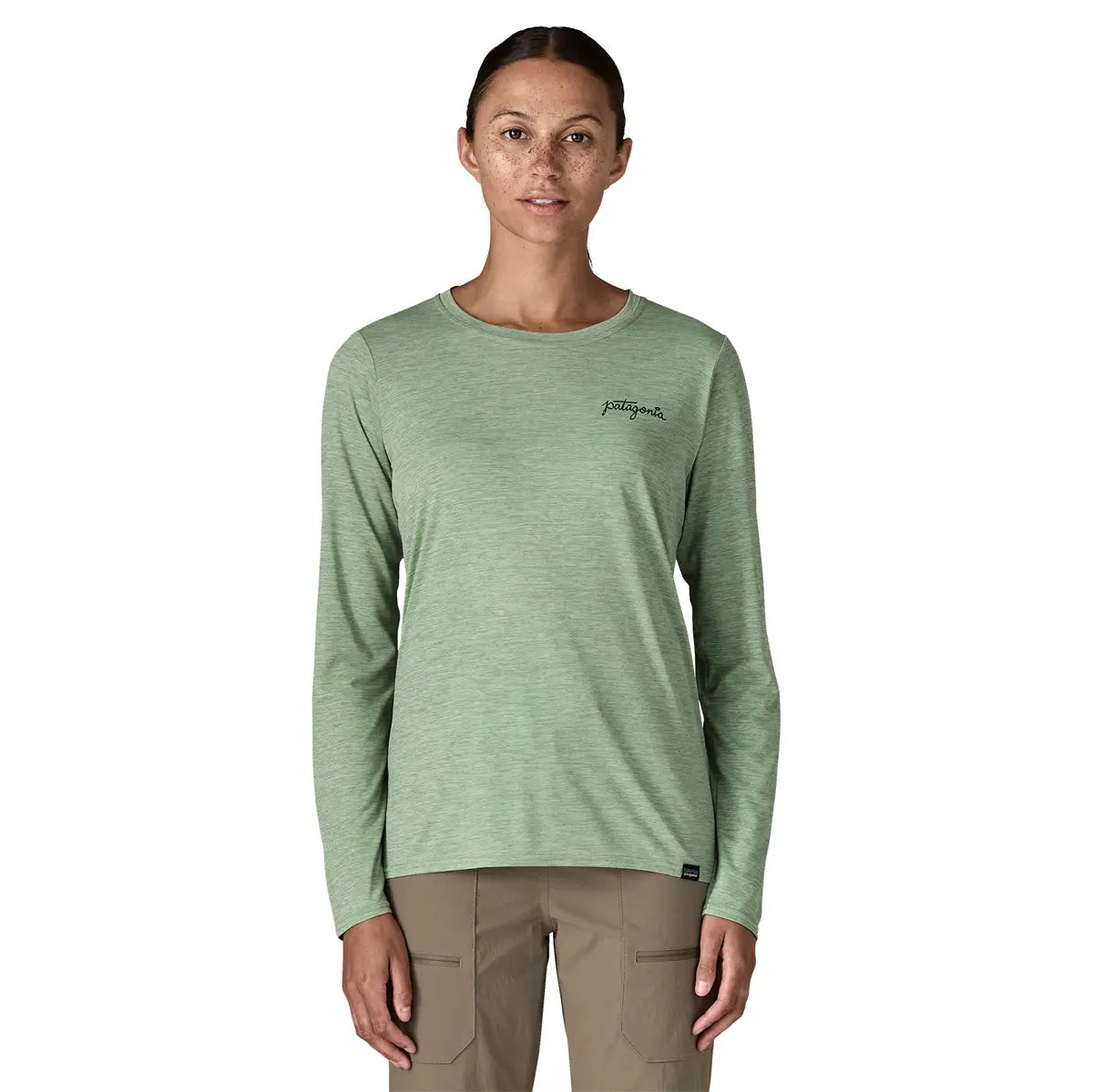Patagonia W's L/S Capilene Cool Daily Graphic Shirt - Waters