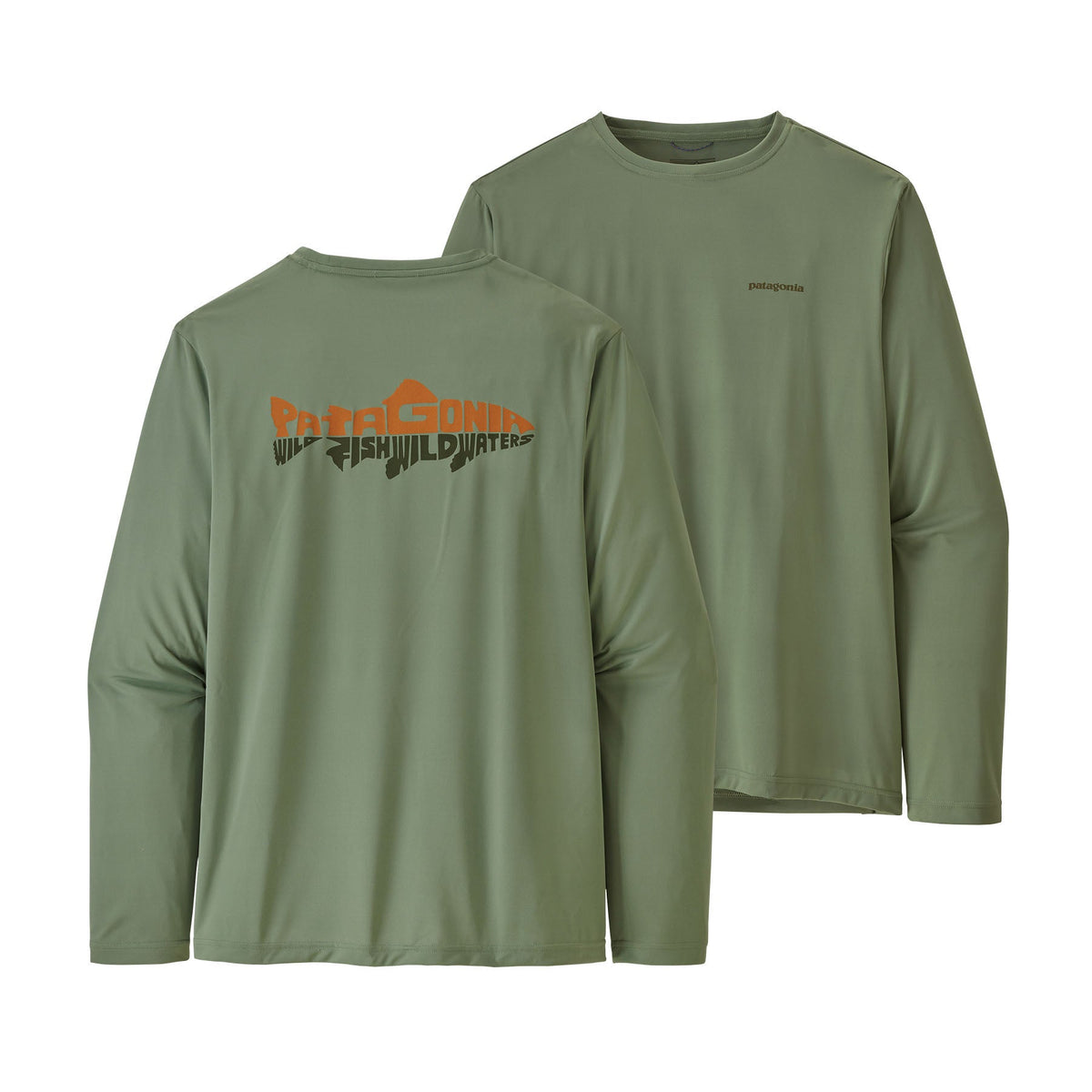 Patagonia M's L/S Capilene Cool Daily Fish Graphic Shirt