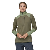 Load image into Gallery viewer, Patagonia W's L/S R1 Fitz Roy 1/4 Zip