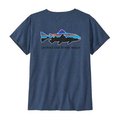 Patagonia W's Home Water Trout Pocket Responsibili-Tee