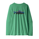 Load image into Gallery viewer, Patagonia W's L/S Capilene Cool Daily Shirt - Fitz Roy Trout