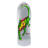 Load image into Gallery viewer, Welcome Skateboard Deck Miller Beast on Crossbone Metallic Silver 10.0" x 30.88"