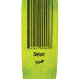 Load image into Gallery viewer, Welcome X Slipknot Skateboard Deck Oval Logo on Boline 2.0 Black/Green Stain 9.5"