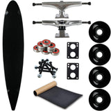Load image into Gallery viewer, Moose Longboard Complete 9" x 47.75" Pintail Black