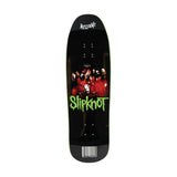 Load image into Gallery viewer, Welcome x Slipknot Skateboard Deck Self Titled on Gaia Black/Green 9.6"