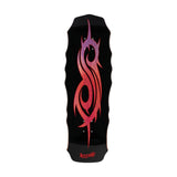 Load image into Gallery viewer, Welcome x Slipknot Skateboard Deck Tribal S On Widow Purple/Red Stain 10"