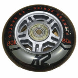 Load image into Gallery viewer, K2 Fitness 80mm/80A Wheels with ABEC 5 Bearings (Pack of 8)