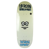 Load image into Gallery viewer, Heroin Skateboard Deck Wide Boy Face 10.75" x 32.6"