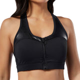 Load image into Gallery viewer, WOMEN'S REEBOK STUDIO CARDIO ZIP MEDIUM-IMPACT BRA