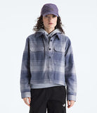 Load image into Gallery viewer, The North Face - Womens Valley Flannel Shirt Plaid - Twilight Galaxy TNF Shadow Plaid