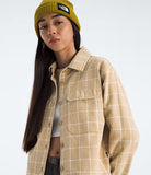 Load image into Gallery viewer, The North Face - Women's Valley Flannel Shirt Plaid - Khaki Stone Grid Large Plaid