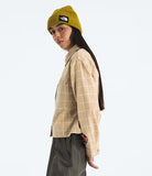 Load image into Gallery viewer, The North Face - Women's Valley Flannel Shirt Plaid - Khaki Stone Grid Large Plaid