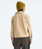 Load image into Gallery viewer, The North Face - Women's Valley Flannel Shirt Plaid - Khaki Stone Grid Large Plaid