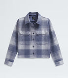 Load image into Gallery viewer, The North Face - Womens Valley Flannel Shirt Plaid - Twilight Galaxy TNF Shadow Plaid