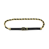 Load image into Gallery viewer, Chanel Chain Belt Black Gdhardware Aaa436 Coco Mark 70 28