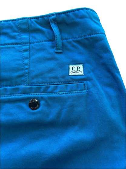 Cp Company 056A Stretch Sateen Cargo Pants In Ink Blue