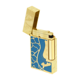 Load image into Gallery viewer, S.T. DUPONT Ligne 2 Fender BlUE Lacquered Lighter/Briquet C16026CL