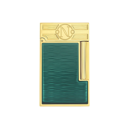 S.T. Dupont Ligne 2 20'000 Leagues Under The Seas, Green Pacific Lacquered Lighter/Briquet C16052CL