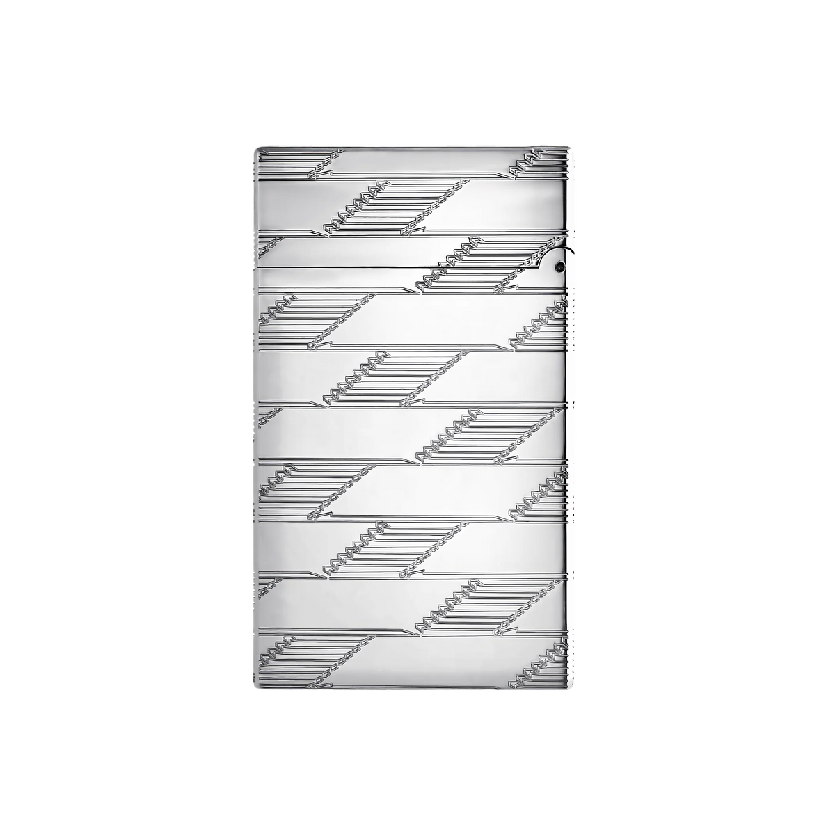 S.T. Dupont Le Grand Guilloche Monogram 1872 Palladium Lighter/Briquet C23180