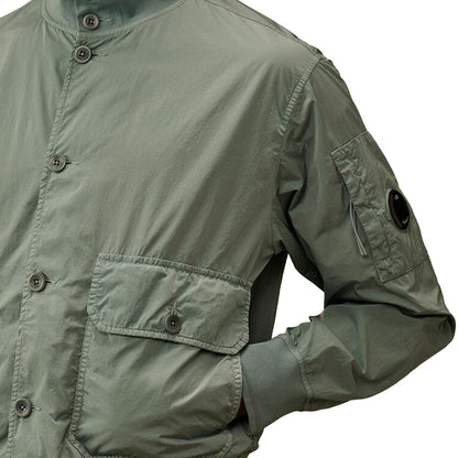[C.P. Company] Chrome - R Button Bomber Jacket