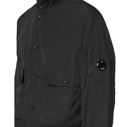 [C.P. Company] Chrome-R Full Button Jacket in Black