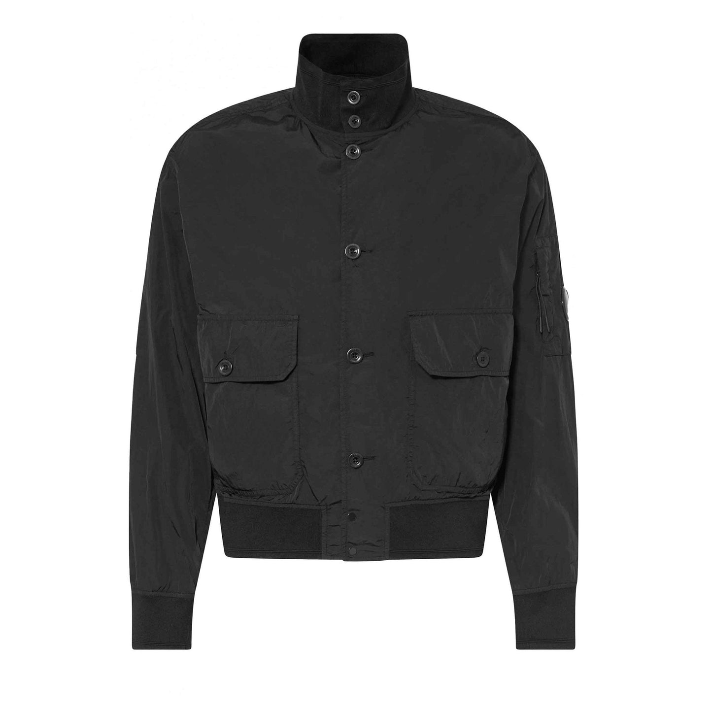 [C.P. Company] Chrome-R Full Button Jacket in Black