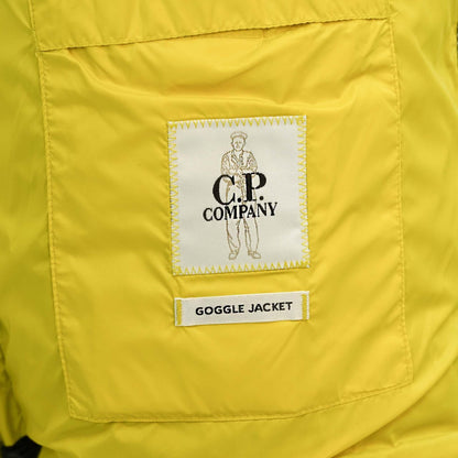 [C.P. Company] DD-Shell Goggle Hooded Down Jacket in Green Sheen