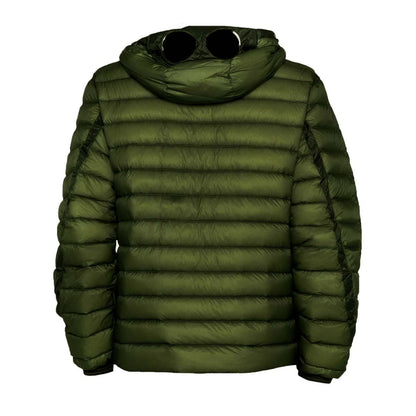 [C.P. Company] DD-Shell Goggle Hooded Down Jacket in Capers Green