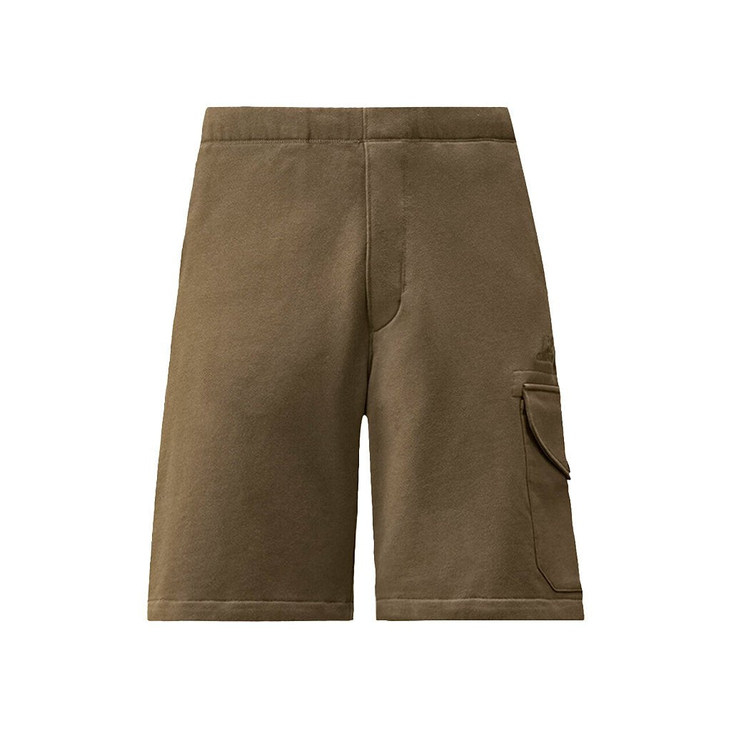 C.P. Company Diagonal Raised Fleece Cargo Embroidered Logo Sweatshorts