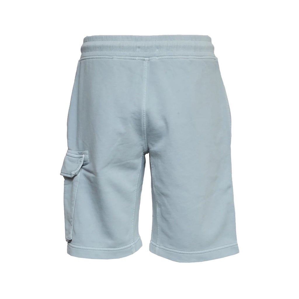 [C.P. Company] Diagonal Raised Fleece Cargo Lens Sweatshorts
